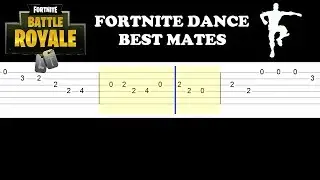 Fortnite Dance - Best Mates (Easy Guitar Tabs Tutorial)