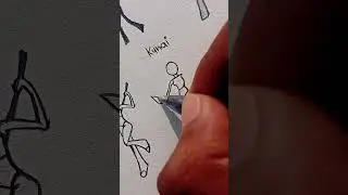 How to draw a body with different weapons ✨ #art #drawing #tutorial