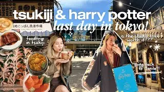 Tokyo vlog 🇯🇵 Tsujiki Fish Market & Harry Potter Studio Tour + going back to Manila | Jane Timbengan