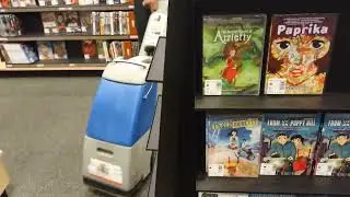 CARPET CLEANING - TILE FLOOR CLEANING - AT A BOOK STORE
