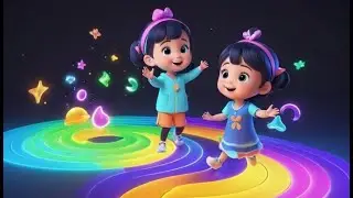 Let&rsquo;s Go Round with Roro Robot | Fun Robot Song for Kids | Energetic Toddler Rhyme