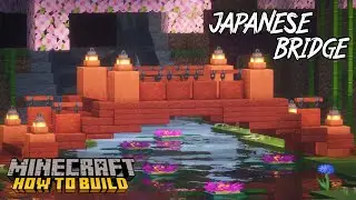 Minecraft: Japanese Bridge Tutorial  | Japanese Village Part 2