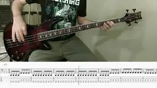 In Flames - Cloud Connected (bass cover with tab)