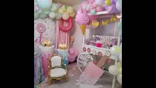 Two Sweet Birthday decorations