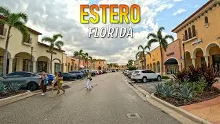 Estero Florida Driving Through