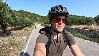 Cycling in Vis, Croatia