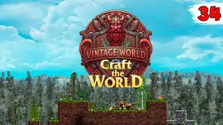ПЫТАЮСЬ ДОБЫВАТЬ ОБСИДИАН (НЕТ) ► VINTAGE WORLD + ГОСПОДИН  ГОРНЫХ ДОРОГ Craft The World #34