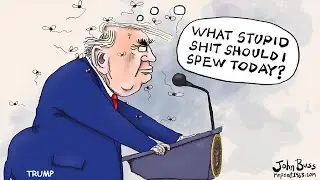 NOVEMBER 27 Funny American Political Cartoon - Breaking News - US Politic Halloween - Trump Satire