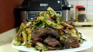 Grill Ninja!!!Картошка с мясом в Гриле Нидзя ,на Новогодний стол!!!