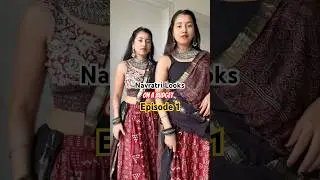 Navratri Looks on Budget! Dandia & Garba Outfit ❤️ Chaniya Choli 🎀 Episode 1 #garbanight #trending