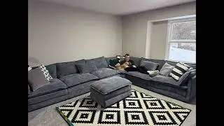 ROWHY 150'' Modular Sectional Corner Cloud Couch Review