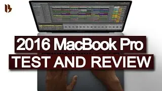 2016 MacBook Pro TouchBar Audio Production test review, Using XFer Serum in Ableton Live