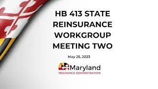 HB 413 State Reinsurance Workgroup Meeting Two