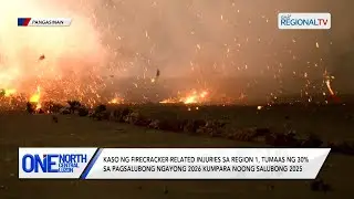 В регионе 1 число случаев травм, связанных с петардами, увеличилось на 30% | One North Central Luzon