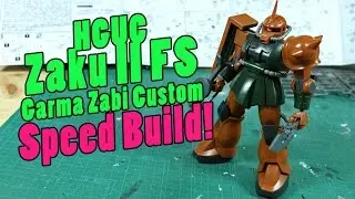 782 - HGUC Zaku II FS Garma Zabi Custom (Speed Build)