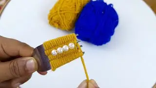 Super Easy Woolen Craft Ideas with Fork - DIY Woolen Butterfly - Amazing trick