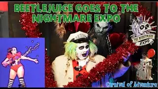 Beetlejuice is your Guide to the Nightmare Expo #nightmareexpo #proctorstheater #nightmaremarketny