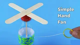  How to Make Hand Fan at Home | Paper crafts 🤩 #diy #lifehacks #make #schoolproject #craft 