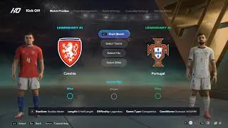 Чехия против Португалии | Международный матч | EA FC 26 | Симуляция