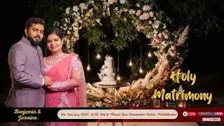 HOLY MATRIMONY | Benjamin + Jasmine  | LIVE | 06.02.2023