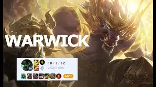 Playing S+ WARWICK JUNGLE  SEASON 13 League of Legends