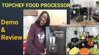 FOOD PROCESSOR UNBOXING & REVIEW // TOPCHEF FOOD PROCESSOR