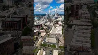 Queen City Oct 2024 #charlottenc #queencity #aerial #city #mini3pro #hyperlapse