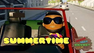 Summertime Song Rap | Summertime Hip Hop Song | Nursery Rhyme Compilation