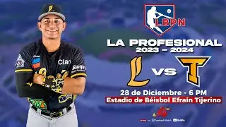 Leones de León VS Tigres del Chinandega - Liga de Béisbol Profesional Nacional (LBPN) – 2023 - 2024