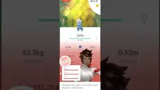 💯I Caught THIS 100 IV Pokemon in Pokemon Go!💯 #shorts #pokemon