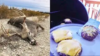 Smoking Deer Burgers!! (CATCH and COOK)