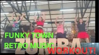 Funky Town Retro Music Zumba Dance Workout for Health and Flexibility #trending #viral #red #intense