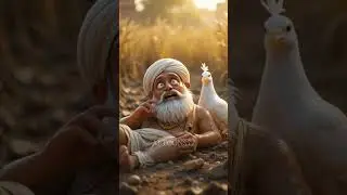 Farmer hits the pigeon but the pigeon saves his life🥹 #ai #farmer #cyclone #pigeon #trending #viral
