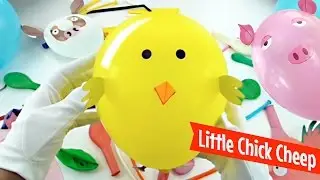 Magic Little Chick Cheep ★ Learn Animal Sound with Balloons