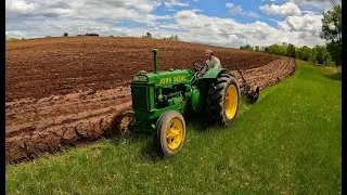 Classic Tractors Turn Out to Plow! Turning, Discing, & Rolling Ten Acres in Record Time