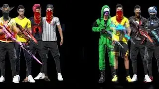 Free fire custom video🔥 4 vs 4🔥 angry moment