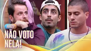 LA&Iacute;S FORA! 😮&zwj;💨 GUSTAVO CONVENCE BROTHERS A N&Atilde;O VOTAR EM SISTER | BBB 22