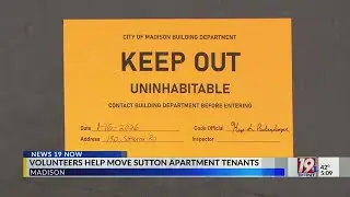 Volunteers Help Move Sutton Apartment Tenants | Jan. 23, 2026 | News 19 at 5:00
