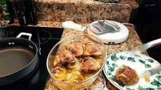 Запечённые куриные бёдрышки. Насыщенный вкус!