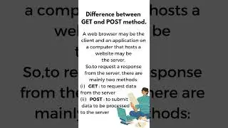 Difference between GET and POST method
