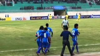 AFC President's Cup Qualifiers  Three Star Club Vs Abahani Limited Match Highlights By GoalNepal.com