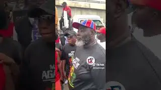NPP chaiman Buga is there to suooort the team. &lsquo;Yɛn Suro Ahunahuna&rsquo; march live today