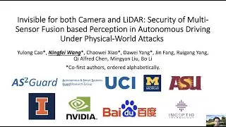 Security of Multi-Sensor Fusion based Perception in Autonomous Driving Under Physical-World Attacks