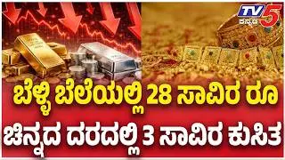 GOLD SILVER RATE Drop Highly |  ಬೆಳ್ಳಿ ಬೆಲೆಯಲ್ಲಿ 28 ಸಾವಿರ ರೂ  ಚಿನ್ನದ ದರದಲ್ಲಿ 3 ಸಾವಿರ ಕುಸಿತ