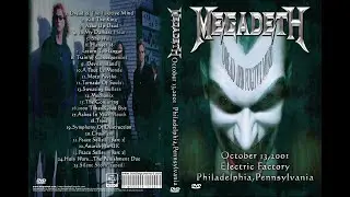 Megadeth 2001 10 13   Electric Factory, Philadelphia, PA, USA
