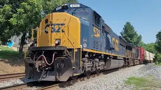 An SD70AC Leads I196 Past Lander Road