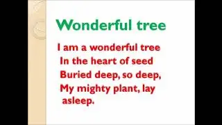 Wonderful  tree  poem | 3-rd Std | Term 3