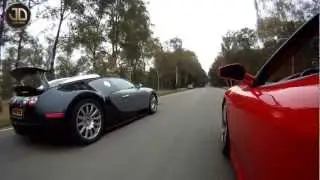 Bugatti Veyron vs Ferrari F430 JDC
