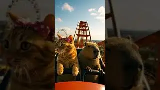 Rollercoaster Adventure: Cat & Dolphin&rsquo;s Wild Ride!