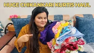 ✨ Lucknow Chikankari Kurti Haul Starting at ₹250 | Huge Haul with 10+ Designs | Affordable Ethnic
